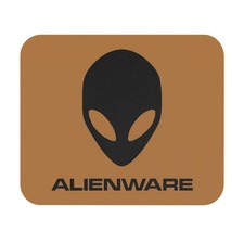 Alienware Themed Light Brown Gaming Mouse Pad Rectangle 