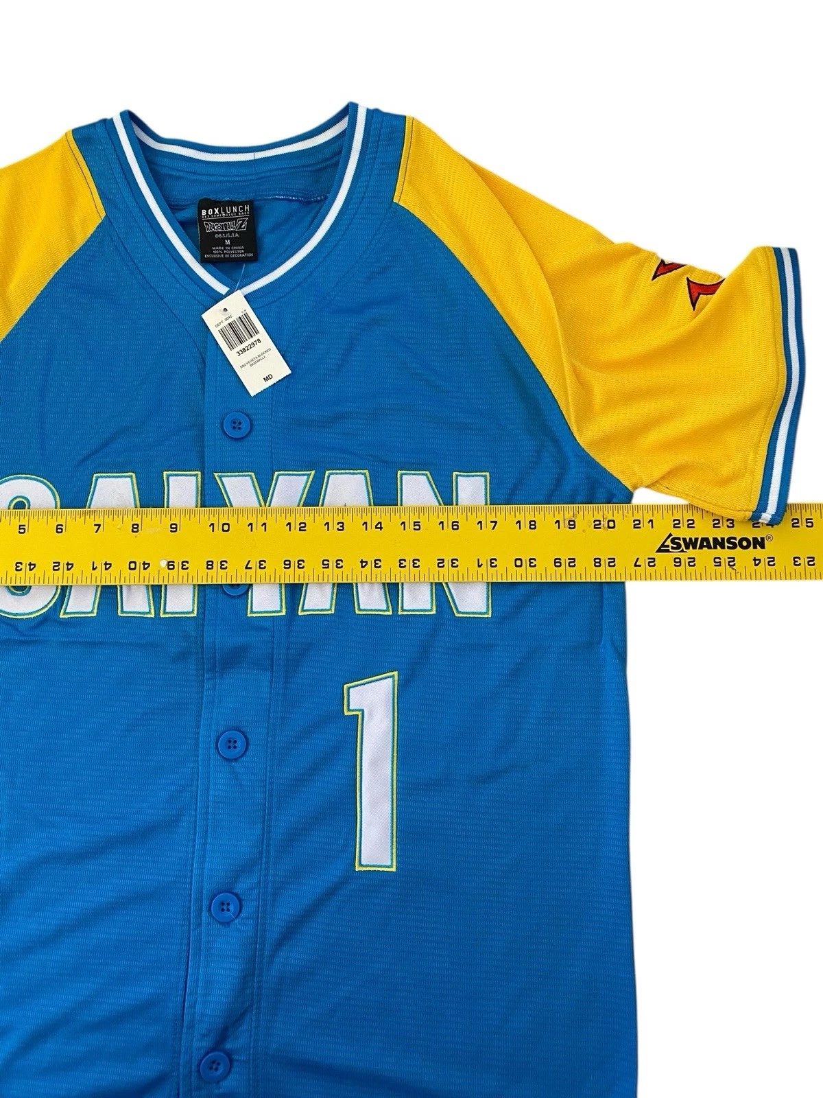 Dragon Ball Z Vegeta Baseball Jersey