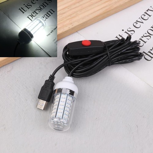 5V USB LED Angellicht IP68 Köder Fischfinder Lampe zieht Garnelen Tintenfisch Krill an - Bild 16 von 16