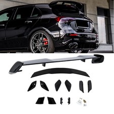 Dach Heckspoiler Sport Evo Schwarz Glanz f&uuml;r Mercedes A-Klasse W177 ohne AMG A45