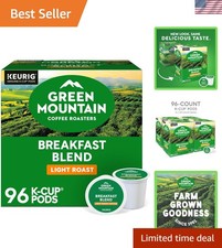 Breakfast Blend Single-Serve Keurig K-Cup Pods, Light Roast Coffee, 96 Count