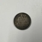 1860 P Seated Liberty Half Dime / VF+
