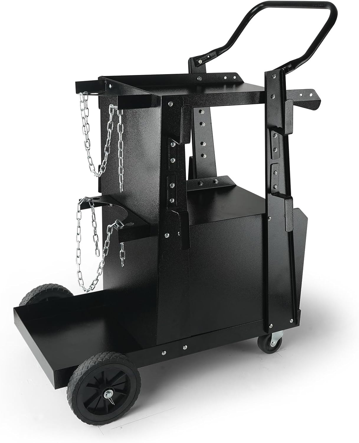 Carrello Porta Saldatrice 2 Piani - Mobiletto Serratura per Officina