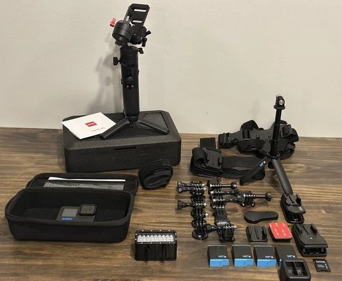 GoPro HERO10 Black Camera Bundle! With Gimbal & Large Accessories Assortment!