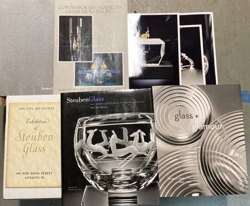 Steuben Glass : An American Tradition  , ￼ Postcards , Booklet Mixed Lot