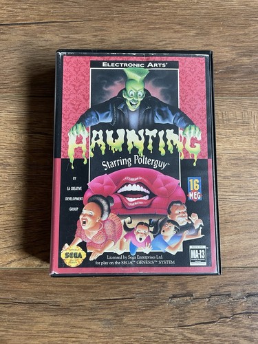 Haunting Starring Polterguy Sega Genesis komplett CIB schneller Versand - Bild 2 von 11