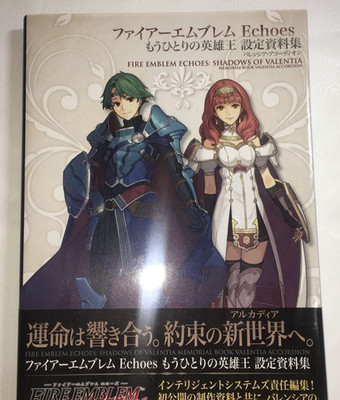 Fire Emblem Echoes Shadows of Valentia Official Art Book Valencia Accordion JPN