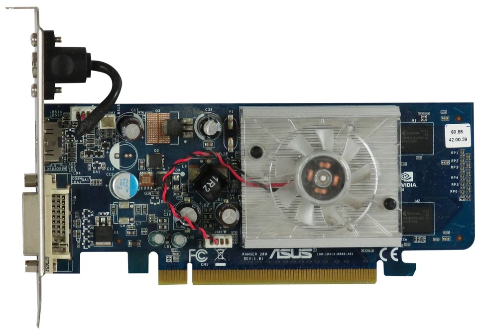 Asus NVIDIA GeForce 8400GS 256MB C7AS902-02696 Ranger 200 PCIe X16 - Image 2 of 2