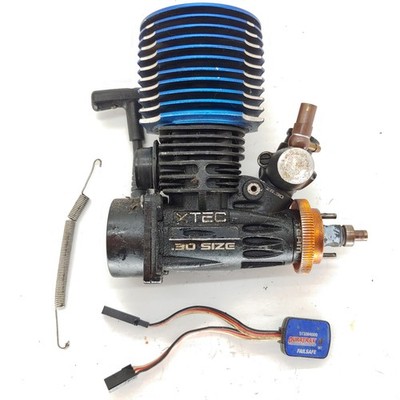 LRP ZR.30 Spec 2 5 Port Pull Start Monster Truck Nitro Engine w/ Carb - Used