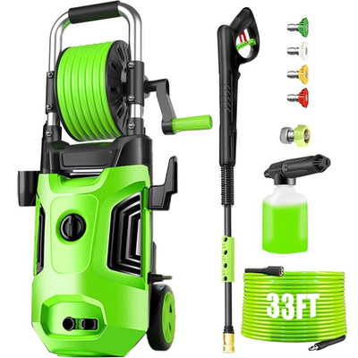 #ad Pressure Washer 4800 PSI Power Washers Powered with 33ft Pressure Hose 4 Noz... $196.70