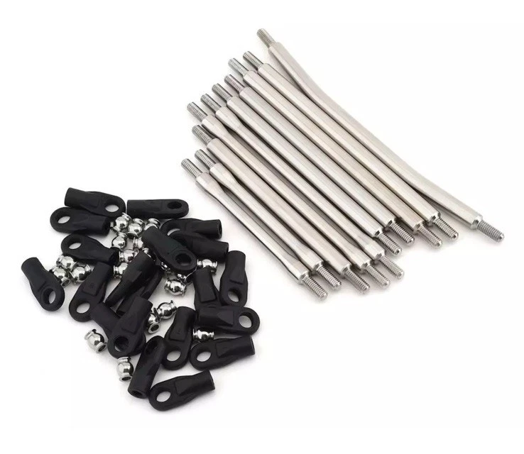 Incision Wraith 1.9 / SCX10 II 12" Wheelbase 1/4" Stainless Link Kit IRC00071 - Image 2 of 2