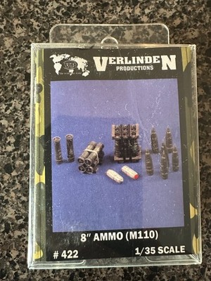 Verlinden 1/35 Scale #422 8'' Ammo Set (M110)