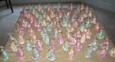 HUGE LOT 110 Vintage SFI & POLY ANGEL INC Ceramic Figurines Wedding Cake Toppers