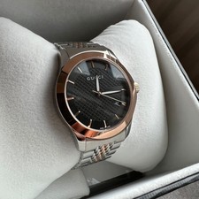 Gucci G-Timeless Men's Black Watch 