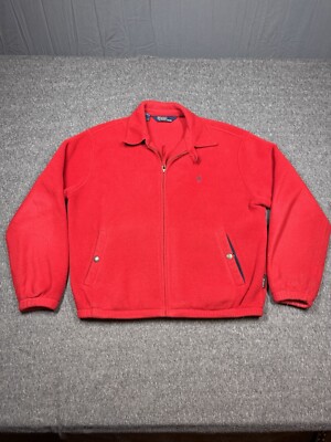 Ralph Lauren 80s～90s レッド ジップアップジャケット Ralph Lauren 80s～90s レッド ジップアップジャケット