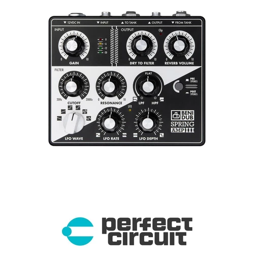 Benidub Spring Amp III Spring Reverb Preamplifier EFFECTS NEW PERFECT CIRCUIT