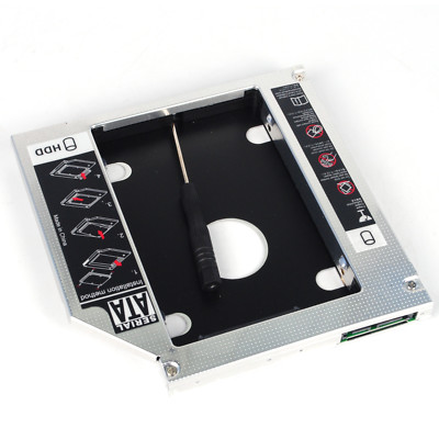 SATA 2nd Hard Drive Case HDD SSD Caddy Adapter Für HP ProBook 6560b 6565b 6570b