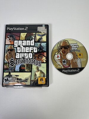 Grand Theft Auto: San Andreas (Sony PlayStation 2) Case & Disc Only UNTESTED.