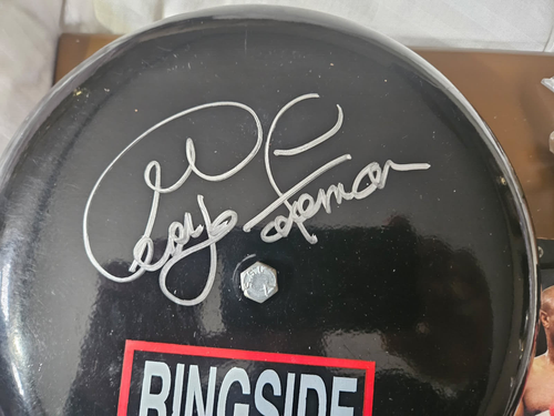 Champion George Foreman autographed Ring Bell Great Rare item CERTIFIED - Picture 2 of 6