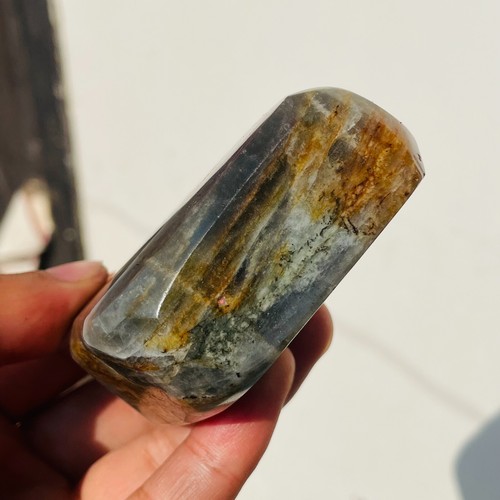 347g Natural Purple Flash Labradorite Freeform Crystal Display Specimen Healing - Picture 9 of 21