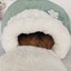 thumbnail 7 - Winter Warm Dog Puppy Pet Cat Bed House Sofa Kennel Igloo/Cave Nesting Bed Mat
