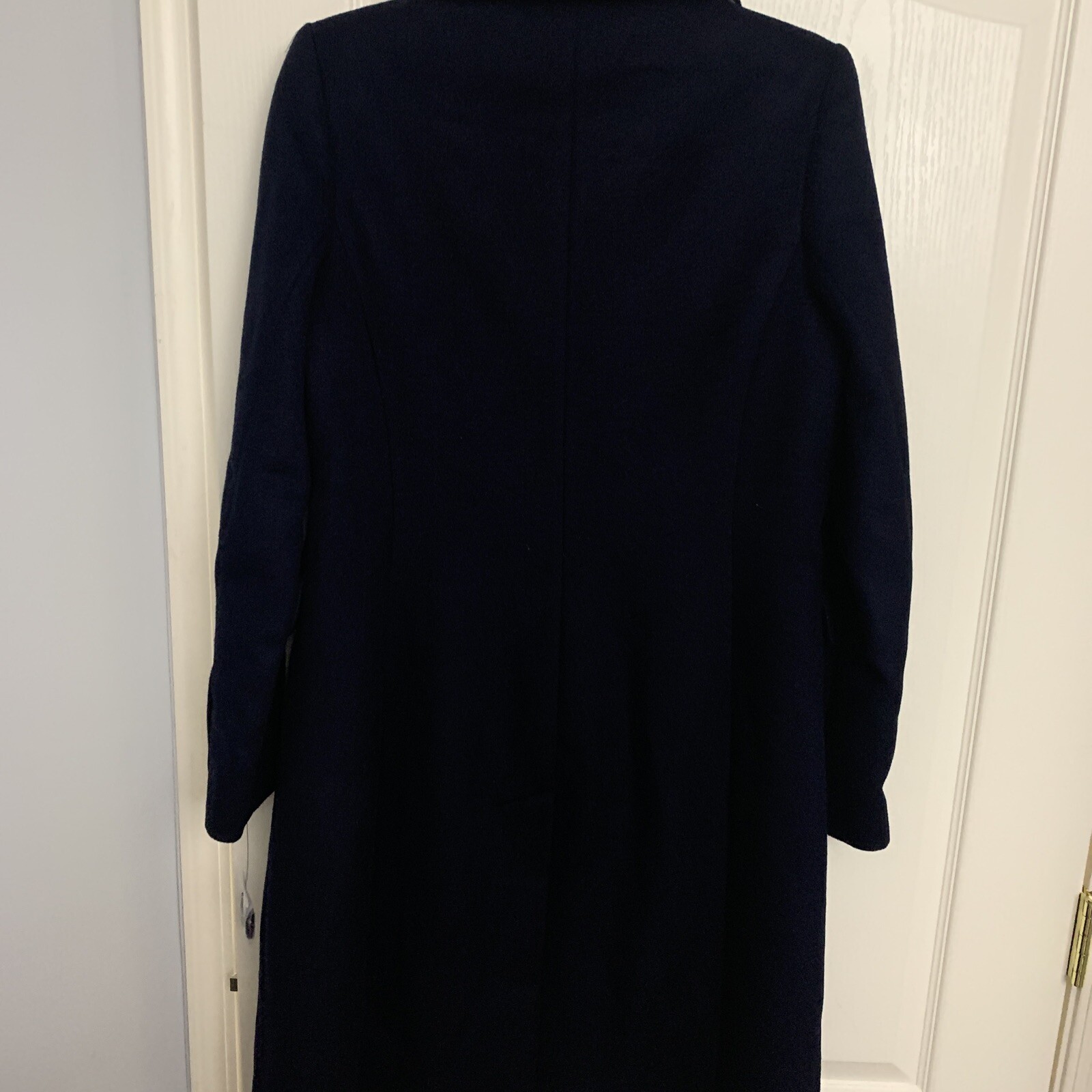 reefer double breasted wool blend coat sam edelman
