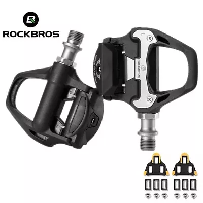 ROCKBROS Bike Cleats Pedals Self-lock Road Bike Shimano SPD-SL Pedals