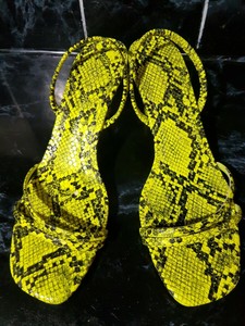 neon kitten heels