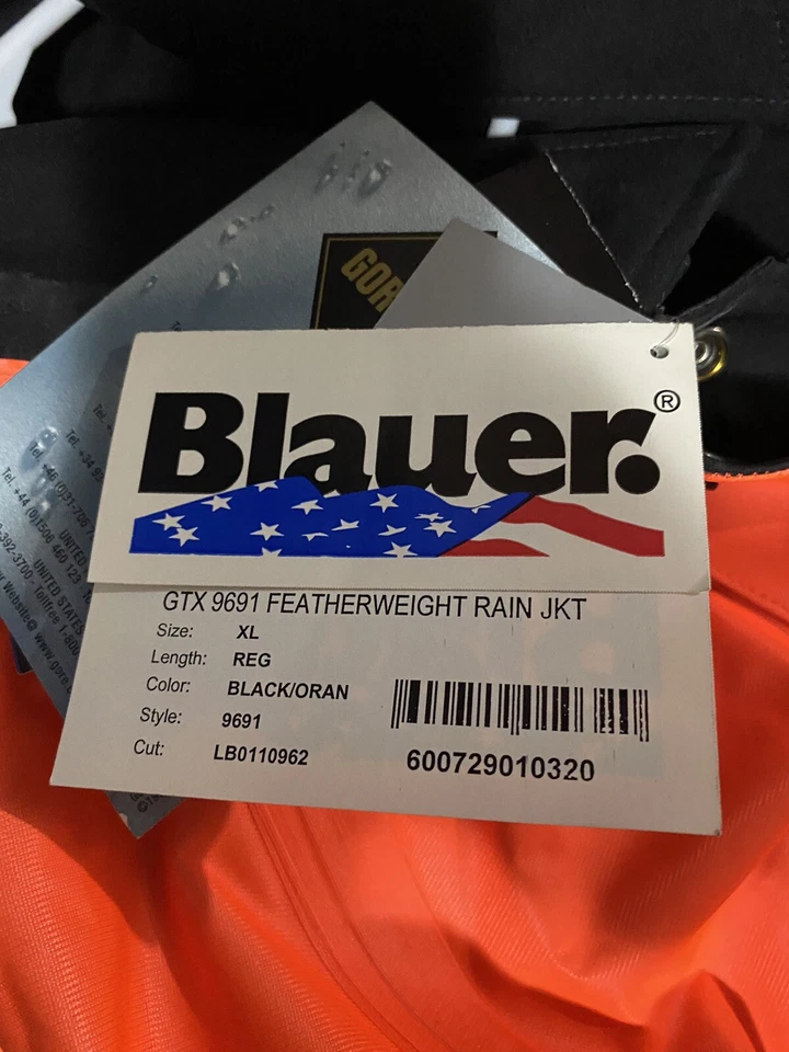 BLAUER Featherweight Rain Jacket Blauer REVERSIBLE RAINCOAT JACKET POLICE ONLY - Image 4 of 4