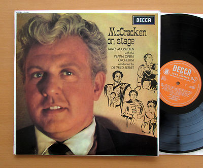 LXT 6201 McCracken On Stage James McCracken Bernet 1965 Decca Mono EX + insert
