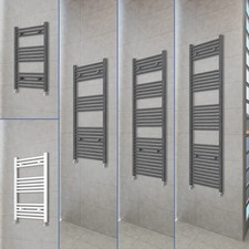 AICAIT TERMOARREDO BAGNO BIANCO/ANTRACITICO VARIE MISURE RADIATORE TERMOSIFONE