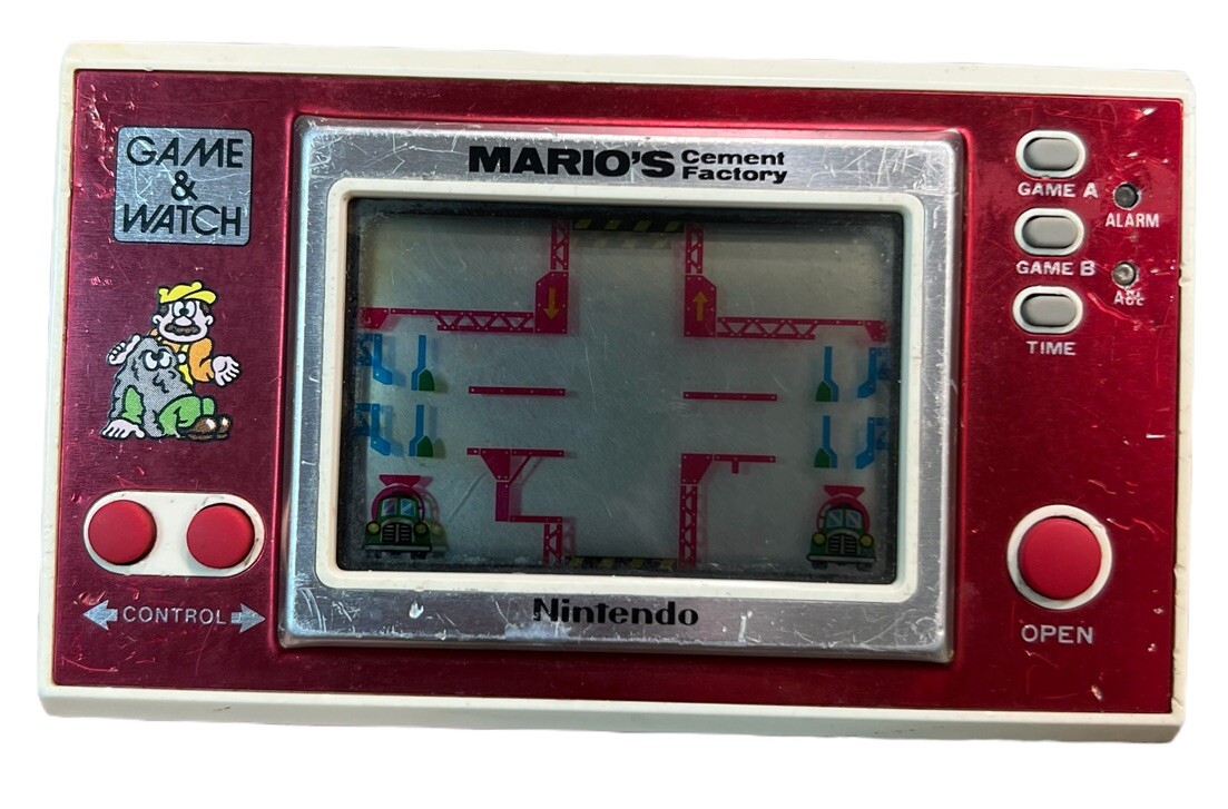 Nintendo Game and Watch: Mario's Cement Factory Game Console