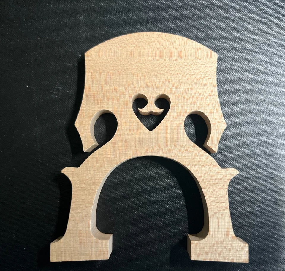 Despiau Superieur Cello Bridge 4/4 - 1 tree-French Style-MADE IN FRANCE - Image 3 of 4