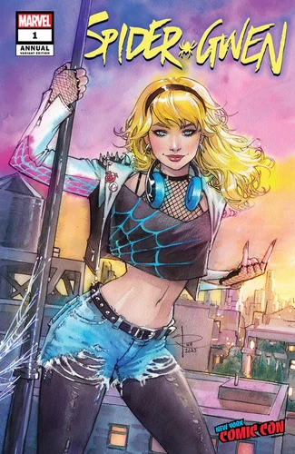 SPIDER-GWEN ANNUAL #1 [CHAOS] UNKNOWN COMICS SABINE RICH EXCLUSIVE NYCC VAR (10/