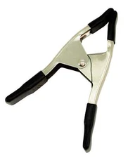 6" Metal Spring Clamp with Protective Grips and Tips