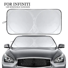 For Infiniti Accessory Car Windshield Sun Shade Reflective Foldable Visor Cover