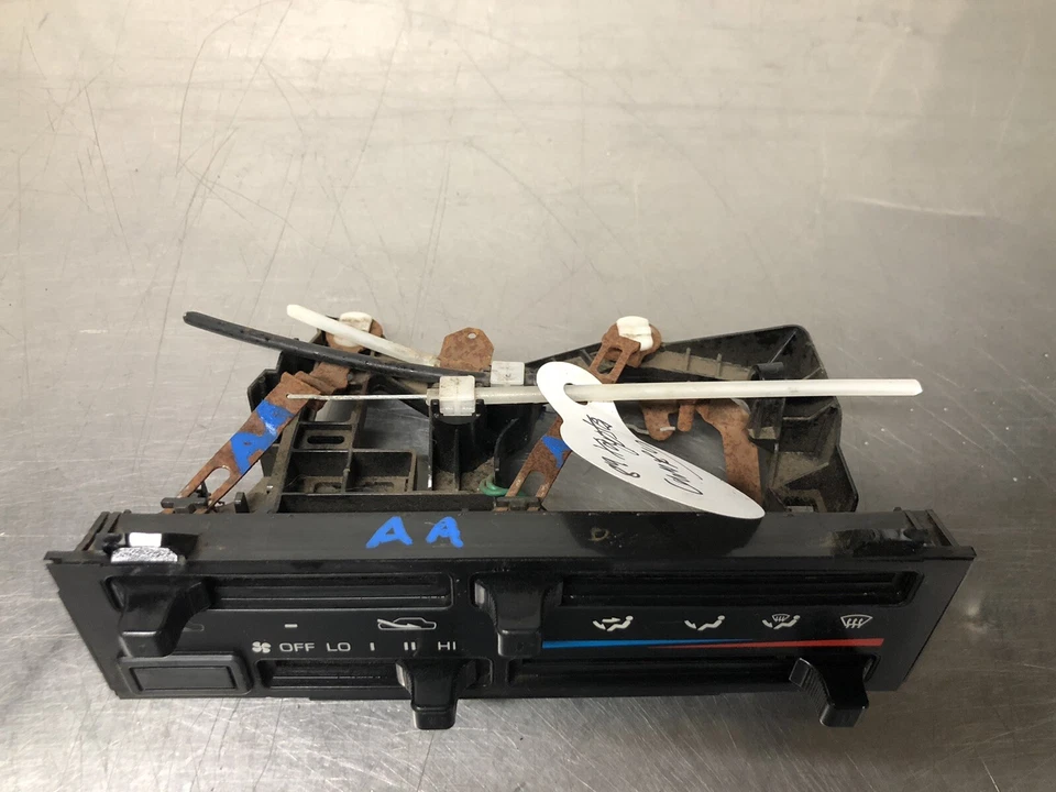 Toyota Camry 1988-1991 control térmico temperatura climatización climatización sin aire acondicionado Foto 2 de 3