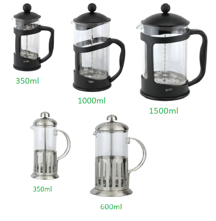 CAFETIERE COFFEE MAKER /8 12 CUP PLUNGER PRESS ESPRESSO