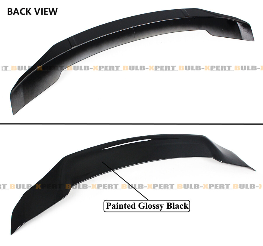Glossy Black Trunk Spoiler + Rear Window Roof Spoiler For 2018-2022 Honda Accord (JDM Style)