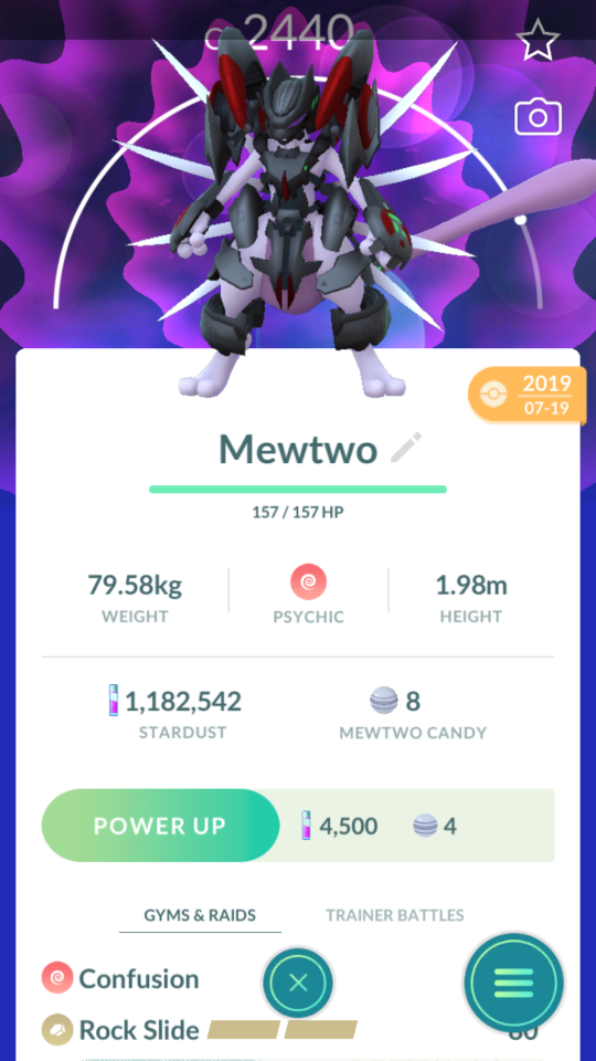 Mewtwo Pokemon Trade Go Pokémon Not Shiny PVP Master League Read  Description L25