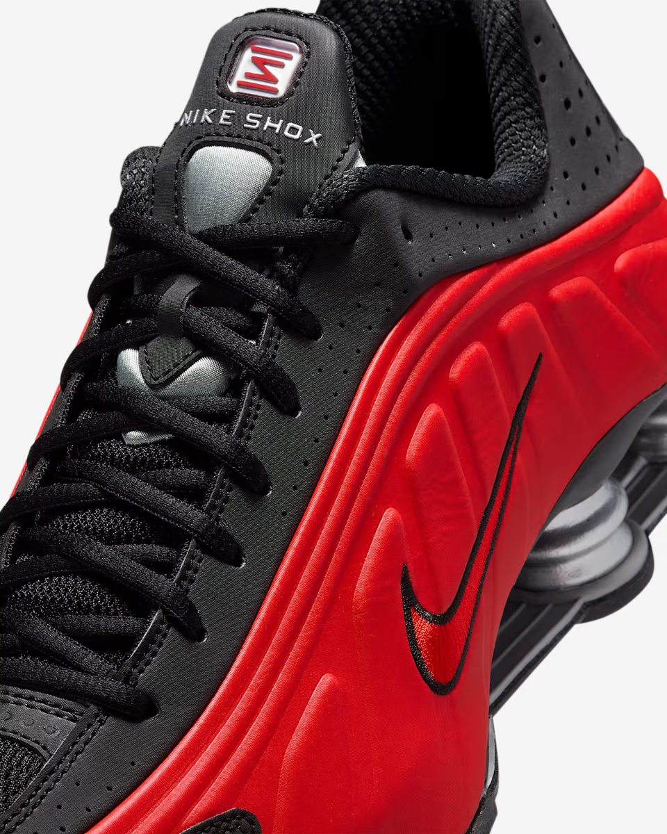 New Nike Shox R4 Shoes - University Red/ Black (HQ1988-600) | eBay