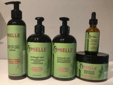 MIELLE Rosemary Mint Strengthening Hair Care Products 5 Piece Set