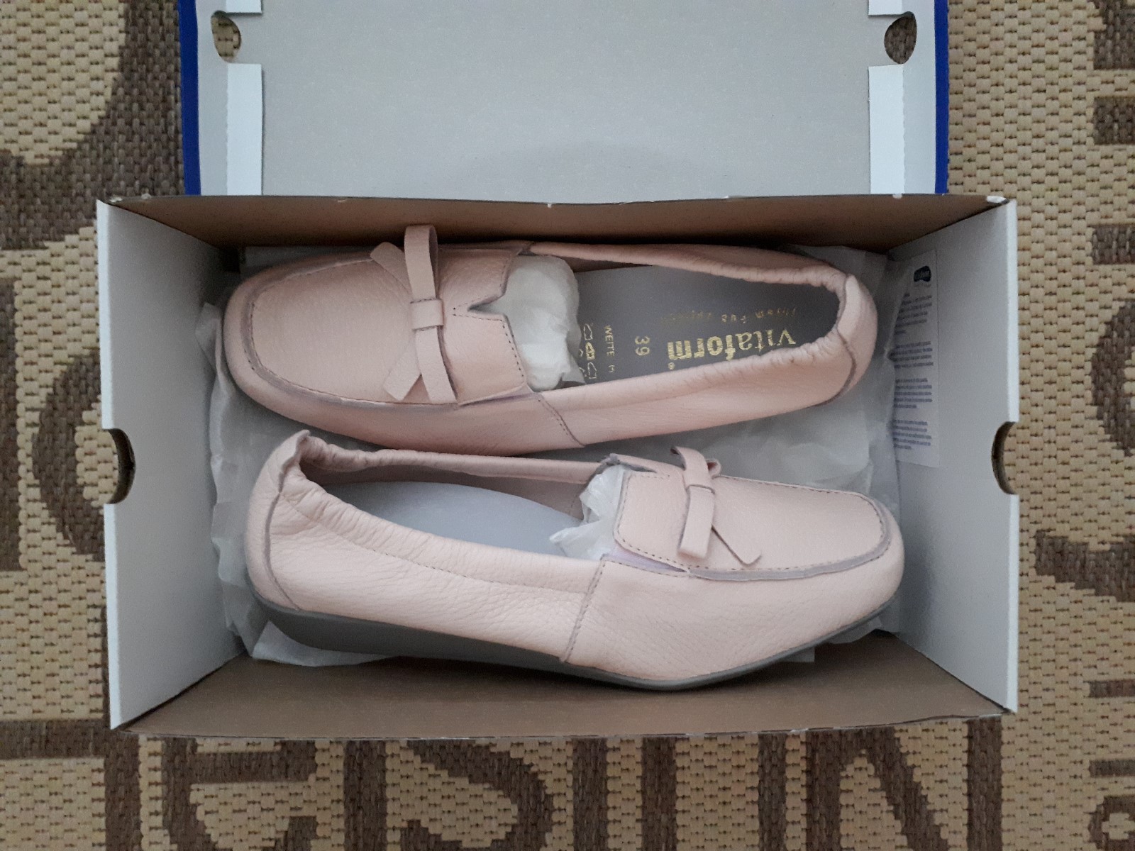 VITAFORM Leder Schuhe, Grosse 39, NEU %%% VITAFORM Leder Schuhe, Grosse 39, NEU %%%