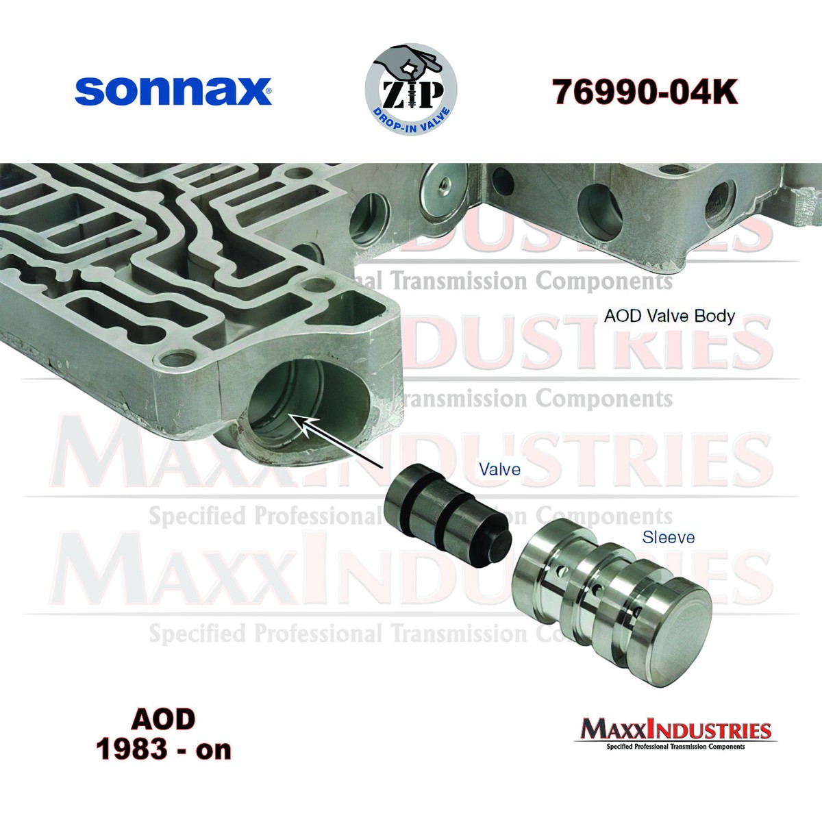 Sonnax 76990-04K Ford AOD Boost Valve Large Ratio