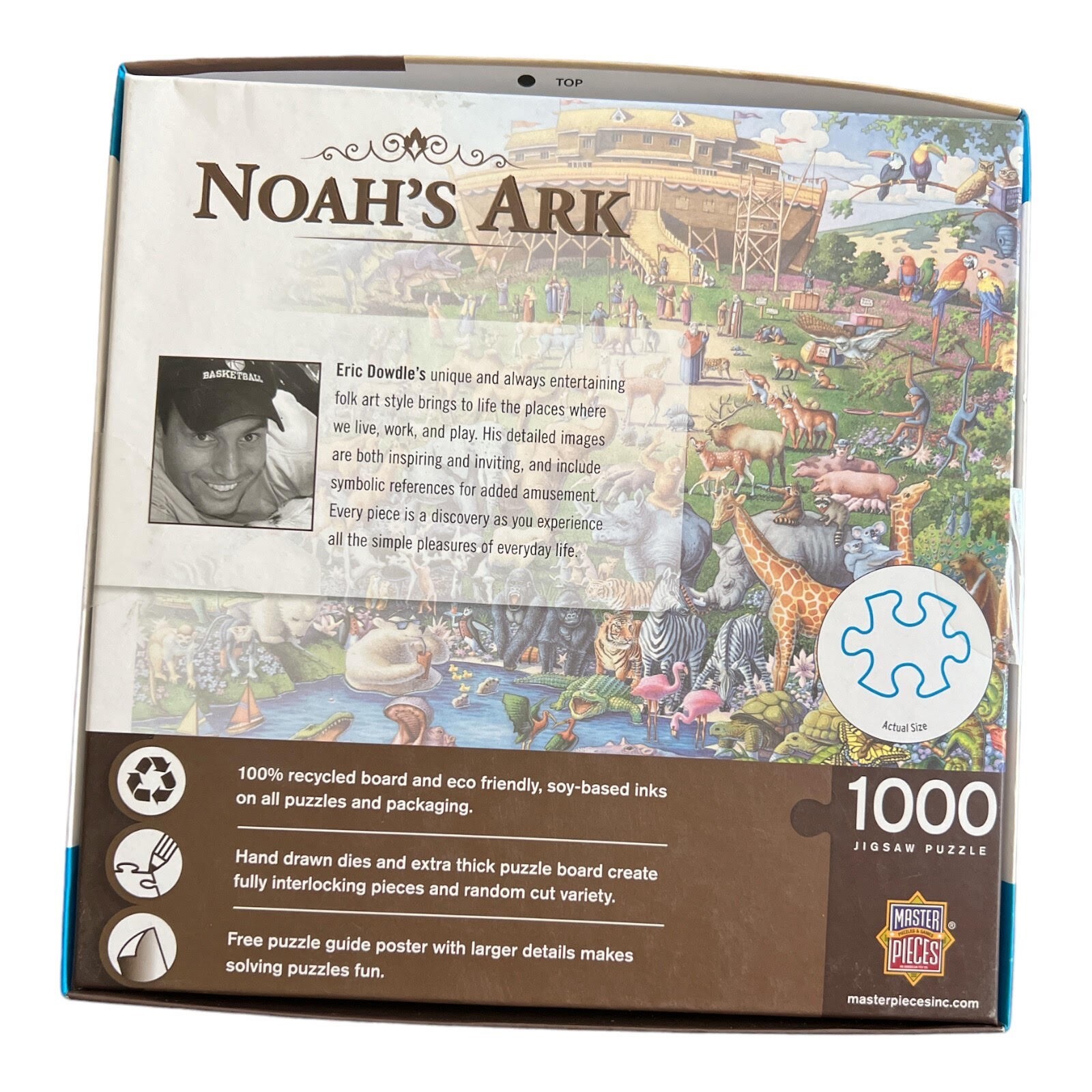 Masterpieces 1000 Piece Jigsaw Puzzle - Noah's Ark New Sealed Includes ...