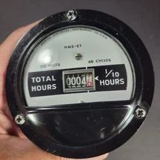 Vintage Marion Electrical Aviation Hour Meter, Only 4 hours of use, Untested 