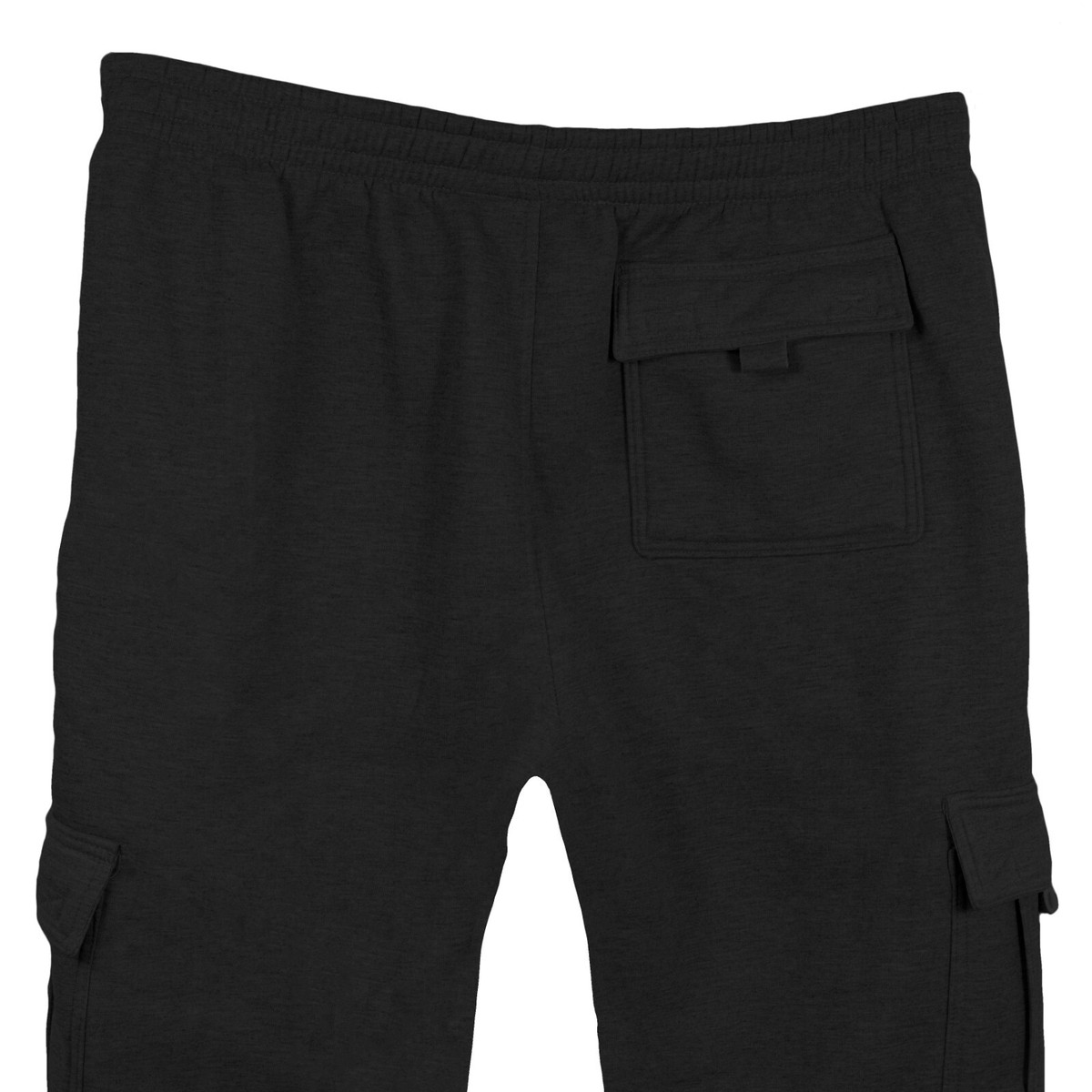 【KOOLOSET】Big Cargo Bermuda Sweatpants Heavyweight Cargo Sweatpants Big & Tall Fleece Pants Casual