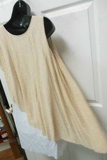 Praise Top Liturgical White Tunic Glitter Gold Drape ch/ladies sizes 74076