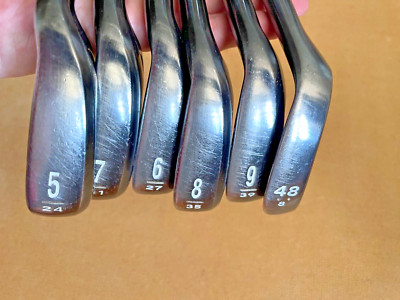 cleveland CG16 black pearl irons  5 thru 9+ + 48 degree | eBay