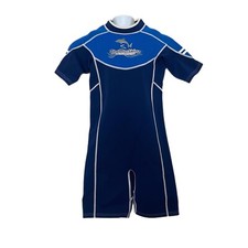 Thermo Skinz Wetsuit Max UV Protection Zone SPF 100 Youth Swim Blue Size 10